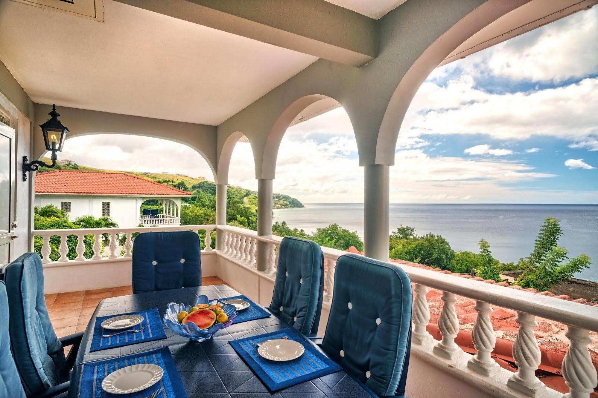Caribbean Sea View Holiday Apartments Méro Dış mekan fotoğraf